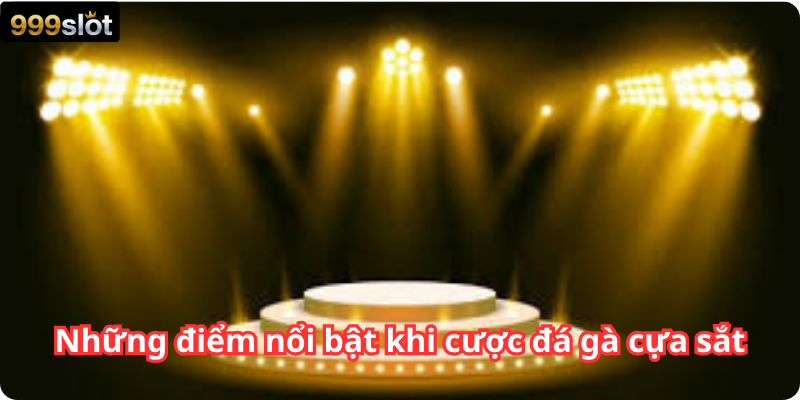 Những điểm nổi bật khi cược đá gà cựa sắt